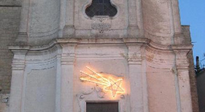 Caprarica del Capo - Piazza Sant'Andrea - Chiesa di Sant'Andrea - Prospetto f...